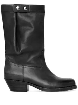 ISABEL MARANT кожаные ботинки, черный