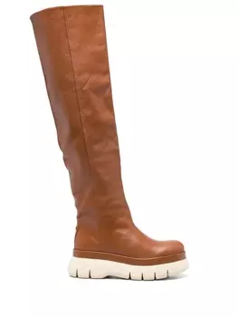 ISABEL MARANT кожаные сапоги, коричневый