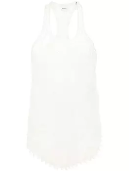 ISABEL MARANT кружевная блузка Violette, нейтральный