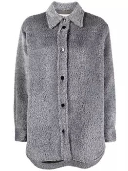 ISABEL MARANT куртка-рубашка Celiane, серый