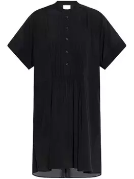 ISABEL MARANT мини-платье с пуговицами и складками, черный