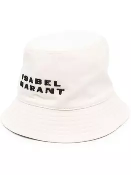 ISABEL MARANT панама Haley с логотипом, нейтральный цвет