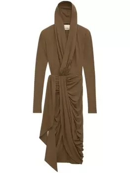 ISABEL MARANT платье миди Alixa, коричневый