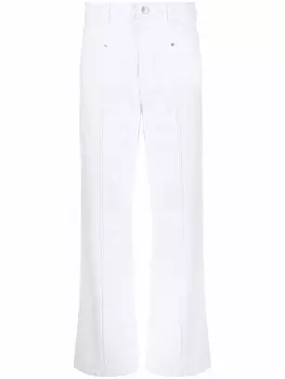 ISABEL MARANT прямые брюки, белый