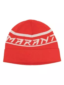 ISABEL MARANT шапка бини Cliff с логотипом, красный
