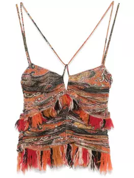 ISABEL MARANT топ Darlene, оранжевый