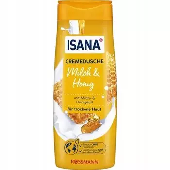 Isana, Кремовый гель для душа для сухой кожи, 300 мл