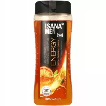 ISANA MEN Гель для душа с таурином 5в1 ЭНЕРГИЯ