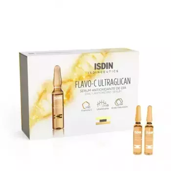 Isdin Isdinceutics Flavo-C Ультрагликановая антиоксидантная сыворотка для лица 10 флаконов