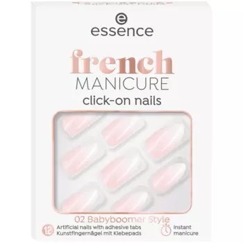 Искусственные ногти 02 Essence Click-On, 12 шт/1 упаковка
