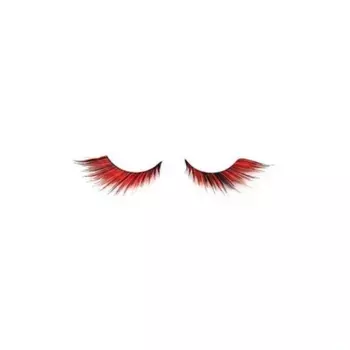 Искусственные ресницы Shophair Crazy Flame Red, 2 шт. с клеем Shophair