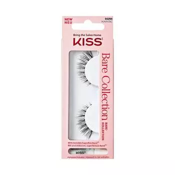Искусственные ресницы супертонкие полоски Bare Collection KAR03C Kiss 1 пара