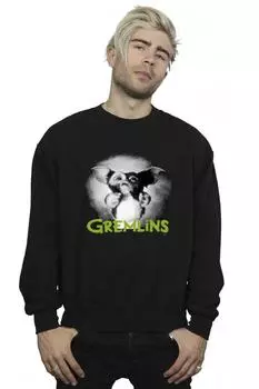 Испуганная зеленая толстовка Gremlins, черный
