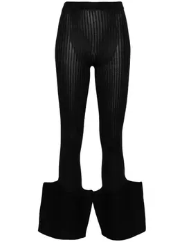 Issey Miyake брюки bootcut Exuberance, черный