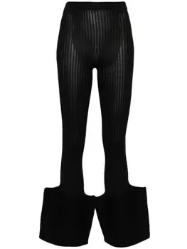 Issey Miyake брюки bootcut Exuberance, черный