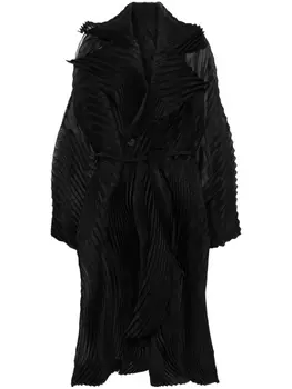 Issey Miyake тренч Wander, черный