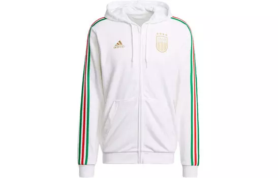 Италия Куртка Мужская Белая Adidas, белый