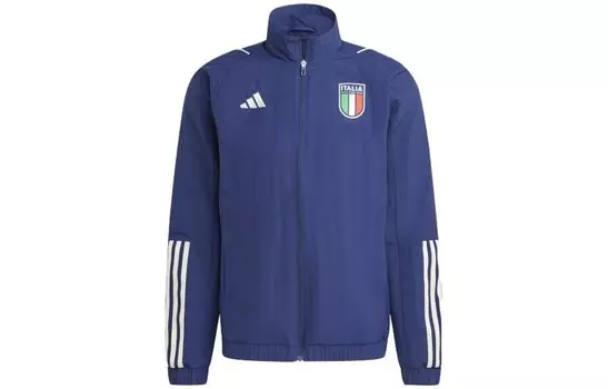 Италия Куртка Мужская Синяя Adidas, синий