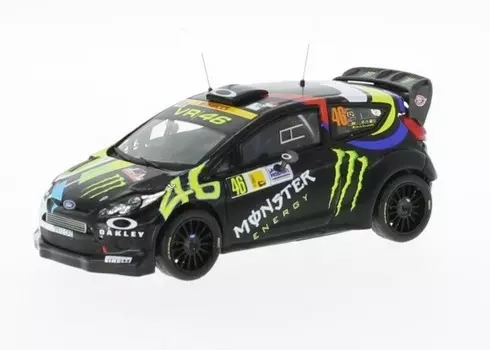 Ixo Models Ford Fiesta Rs Wrc #46 V. Rossi/C 1:43 Ram618