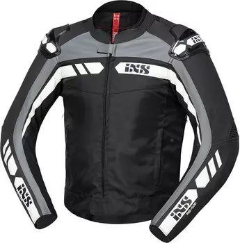 IXS RS-500 1.0 Мотоцикл Текстиль куртка, черный/серый/белый
