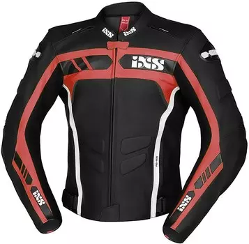 IXS Sport RS-600 1.0 Мотоцикл Кожаная куртка, черный/красный/белый