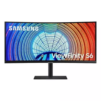 Изогнутый монитор Samsung ViewFinity S65UA, 34", 3440x1440, 100 Гц, VA, черный