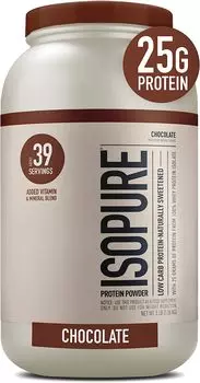 Изолят протеина Isopure, 1360 г, шоколадный