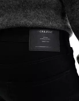 Jack & Jones – черные брюки с 5 карманами