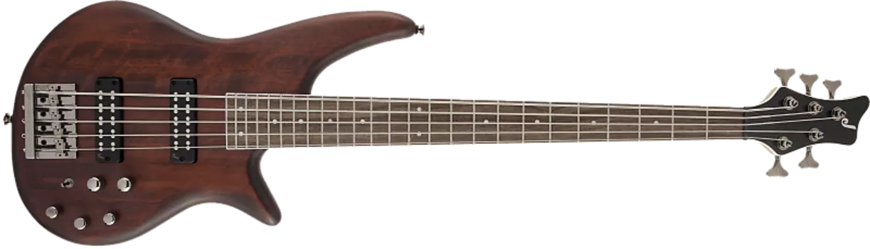 Jackson JS Series Spectra Bass JS3V, накладка на гриф Laurel, морилка грецкого ореха JS Series Spectra Bass JS3V, Laurel Fingerboard, Walnut Stain