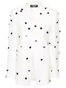 Jacquemus блейзер La Veste Caraco, белый