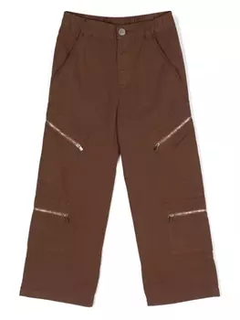 Jacquemus брюки Le Cargo, коричневый