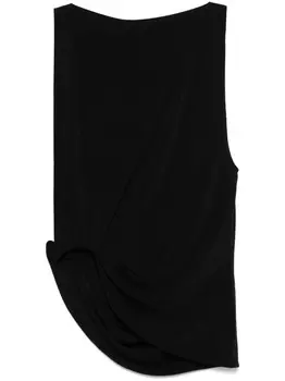 Jacquemus Le Haute Peplo топ, черный