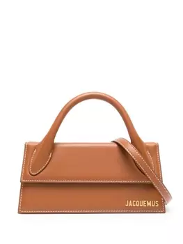 Jacquemus мини-сумка Le Chiquito Long, коричневый