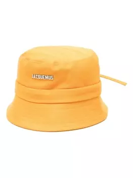 Jacquemus панама Le Bob, оранжевый