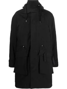 Jacquemus парка с капюшоном, черный