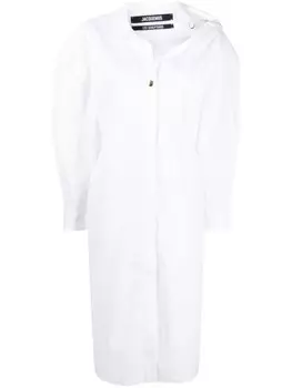 Jacquemus платье La Robe Chemise, белый