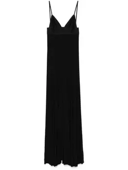 Jacquemus платье макси La Robe Spallina, черный