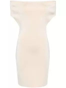 Jacquemus платье мини La Robe Cubista, желтый