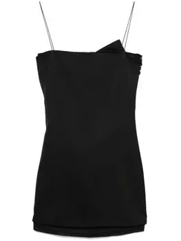 Jacquemus платье мини La Robe Elica, черный