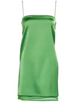 Jacquemus платье мини La Robe Elica, зеленый