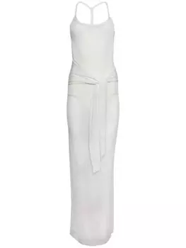 Jacquemus платье Nodo, белый