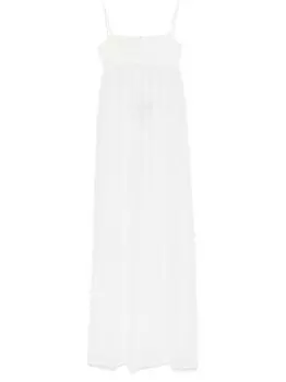 Jacquemus платье The Peplo Robe, белый