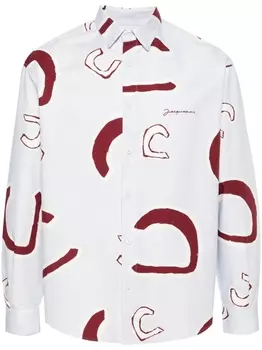 Jacquemus рубашка La Chemise Simon, синий