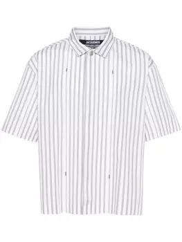 Jacquemus рубашка в полоску, белый