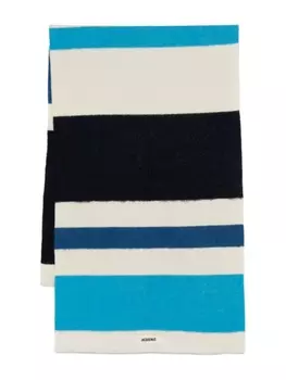 Jacquemus шарф L'Echarpe Arazzo, синий