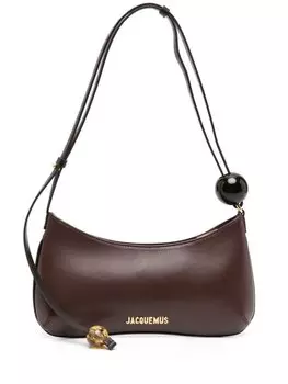 Сумка на плечо Jacquemus Le Bisou Perle, коричневый