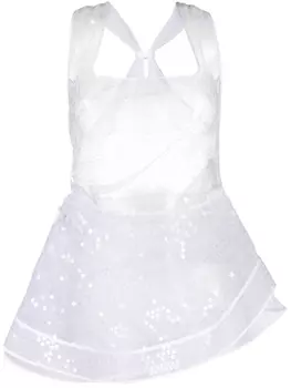 Jacquemus топ Le Debardeur Perle, белый
