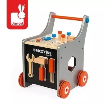 Janod, магнитная тележка для мастерской с инструментами Brico Kids