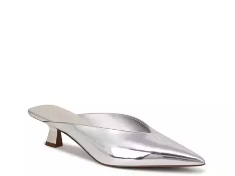 Jayda Мюли Franco Sarto, Silver Metallic