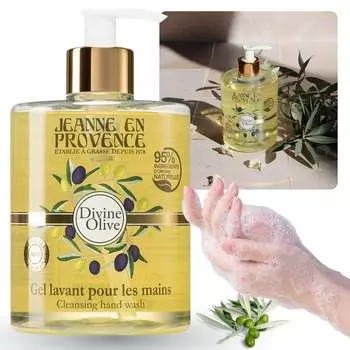 Jeanne en Provence - Divine Olive Нежное жидкое мыло для рук 500 мл